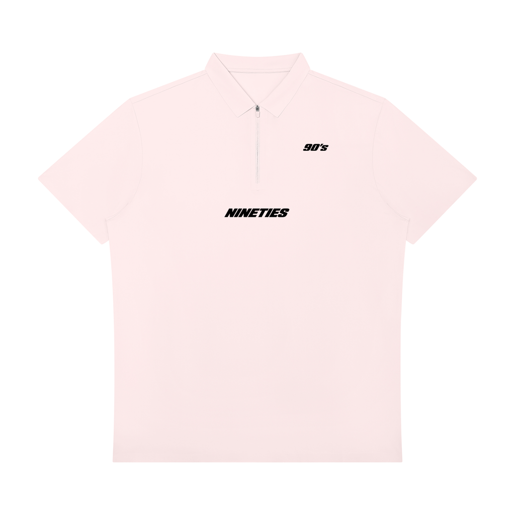 Polo de performance 1/4 zippé homme - Clair