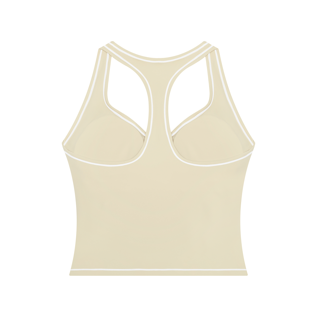Haut de yoga pour femme avec surpiqûres