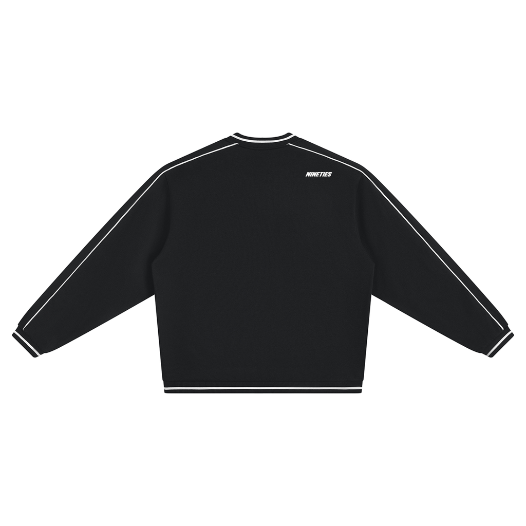 Mens Color Block V-Neck Sweatshirt