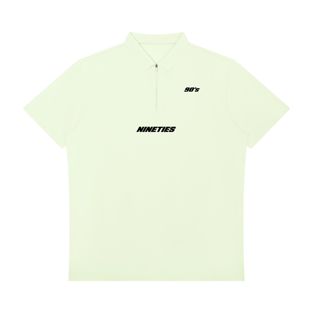 Polo de performance 1/4 zippé homme - Clair