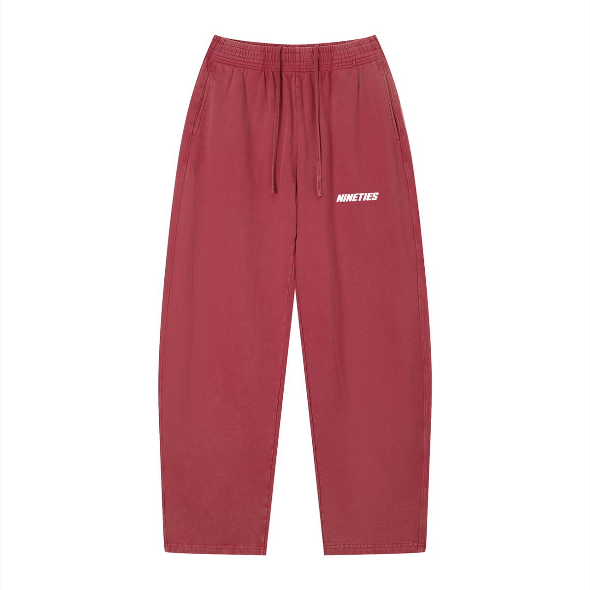 Unisex Vintage Wash Loose Sweatpants - Dark