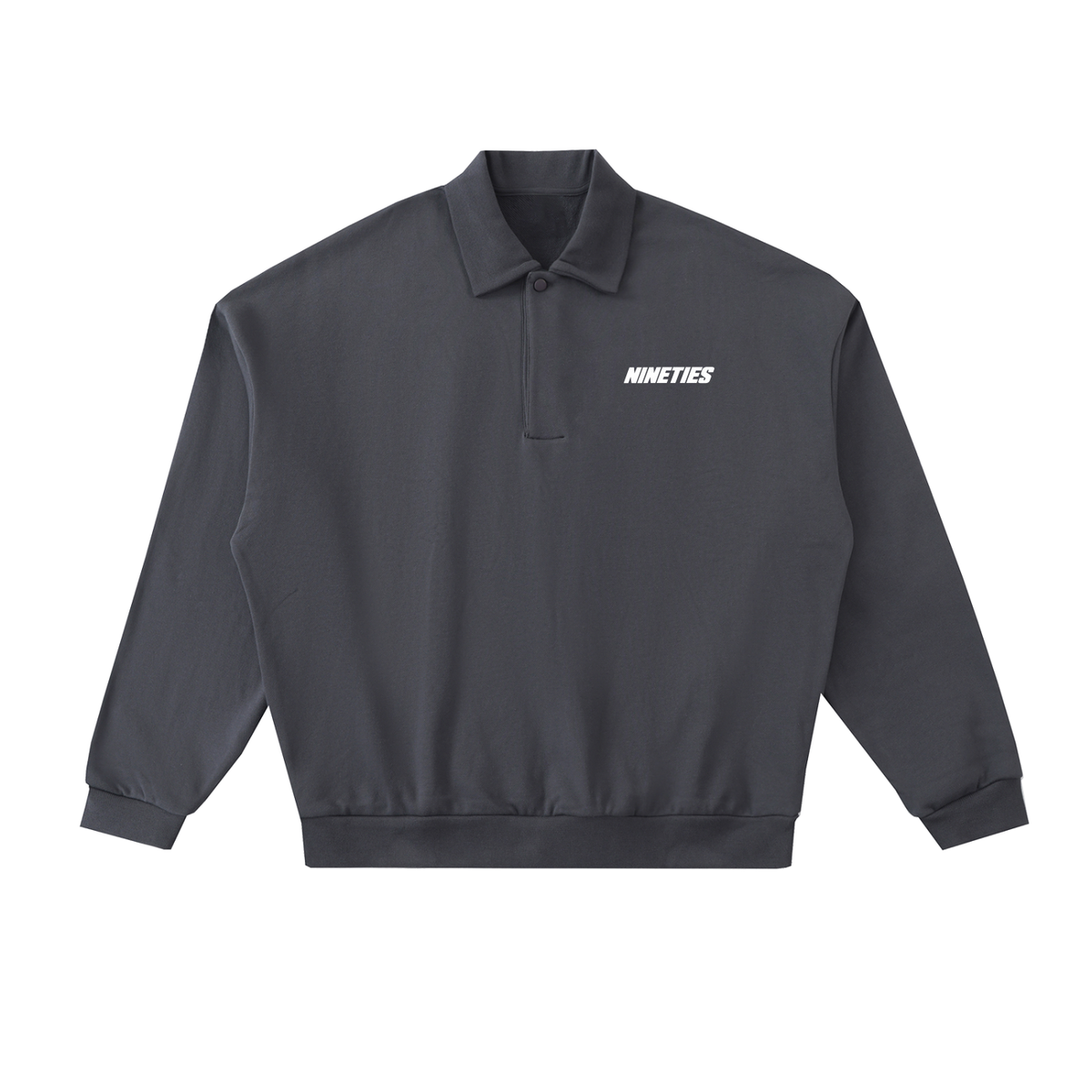 Polo sweat en molleton épais