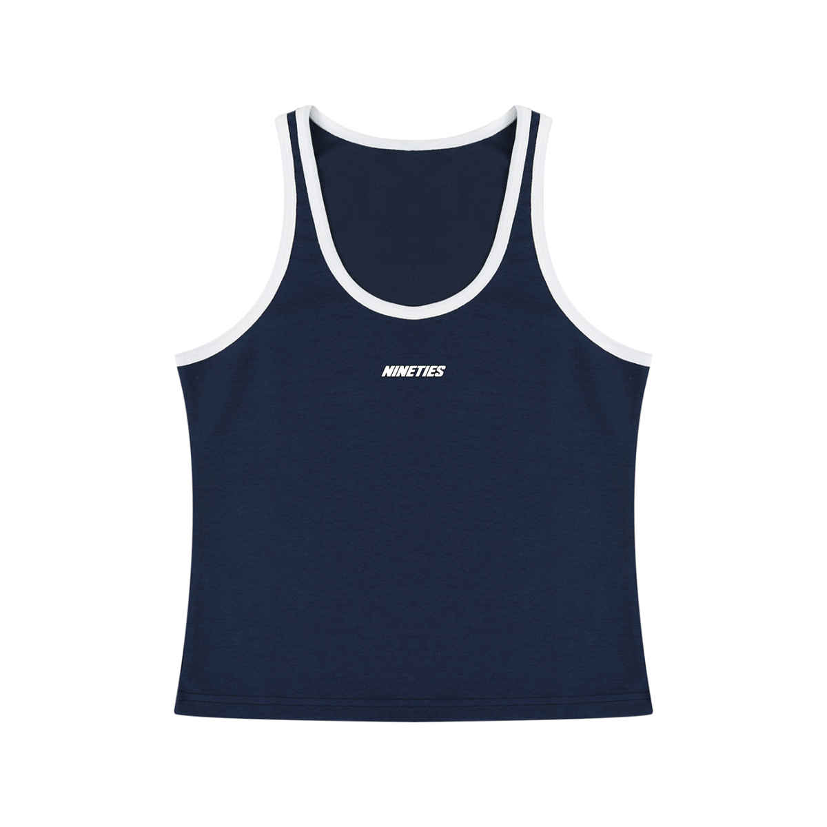 Women's Color Block Cropped Tank Top