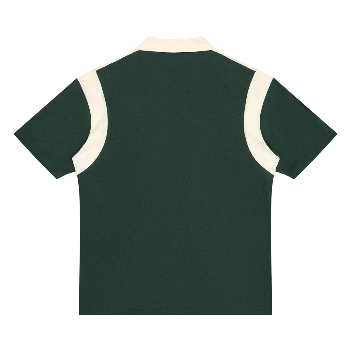 Polo homme à quart de zip et blocs de couleurs