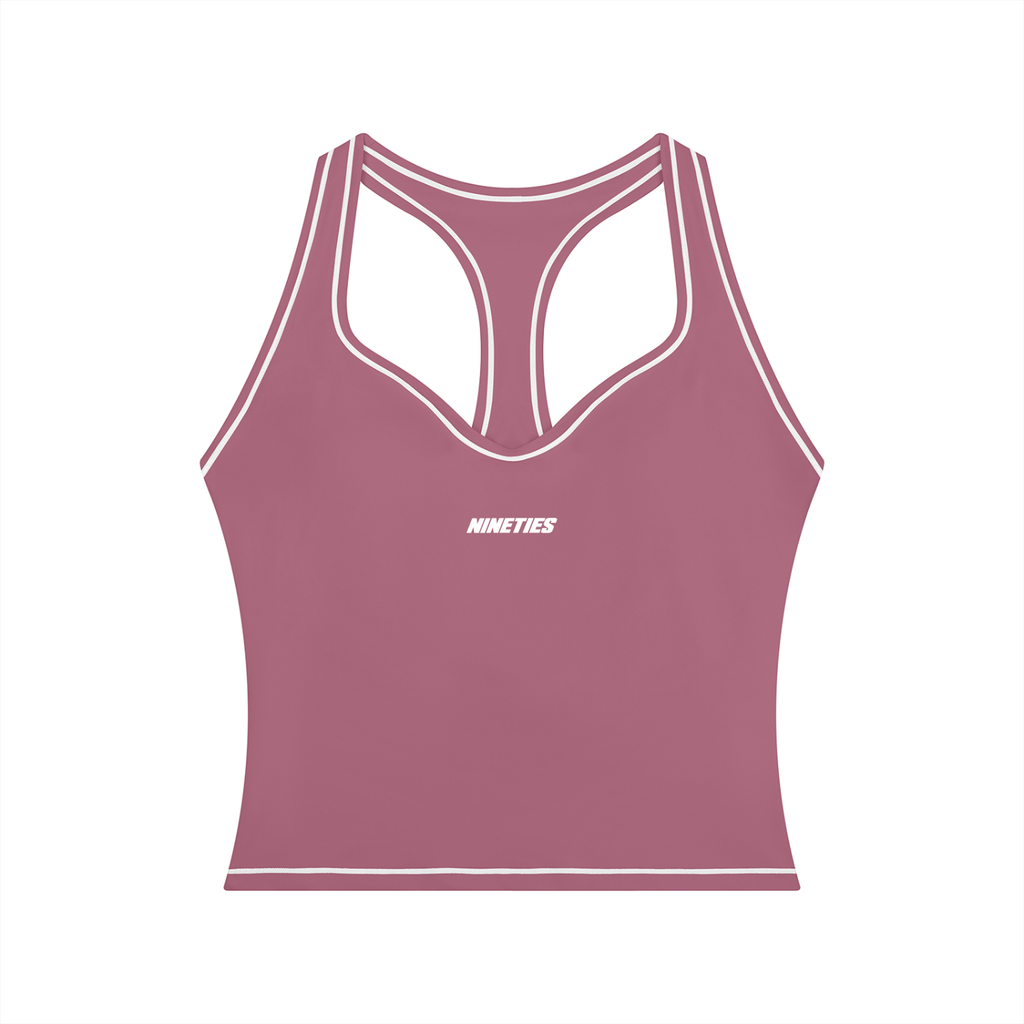 Haut de yoga pour femme avec surpiqûres