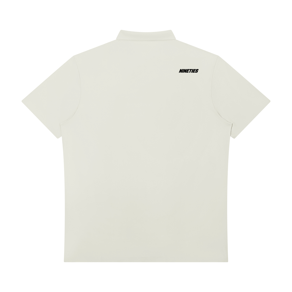 Polo de performance 1/4 zippé homme - Clair