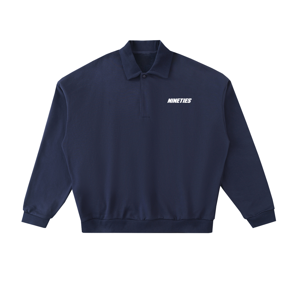 Polo sweat en molleton épais