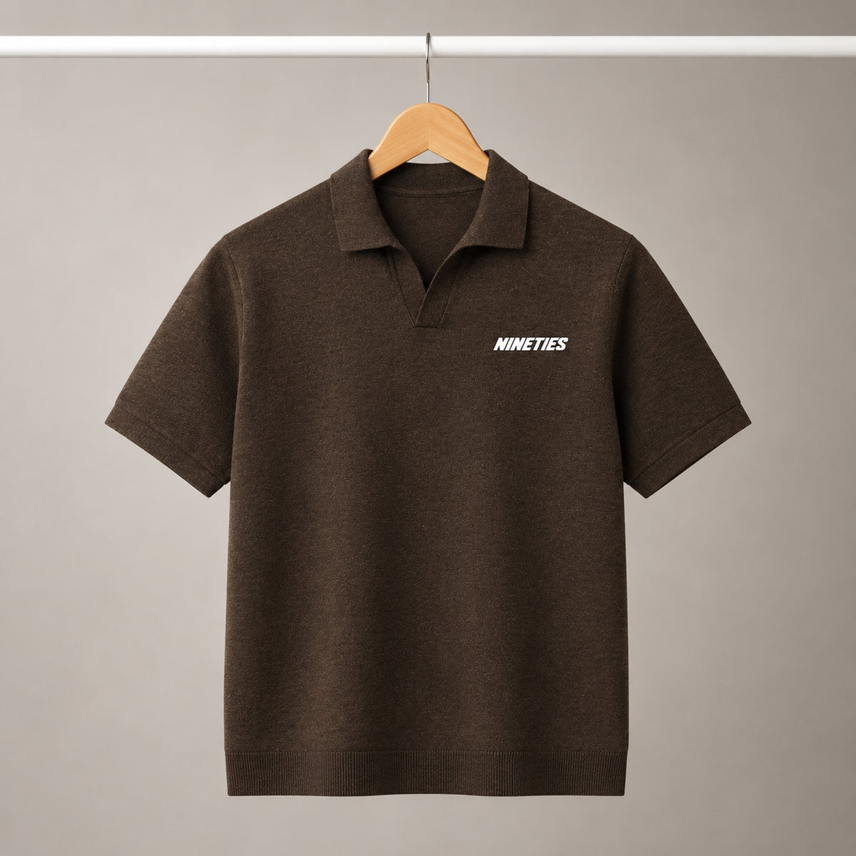 Mens Heavyweight Oversized Polo Shirt