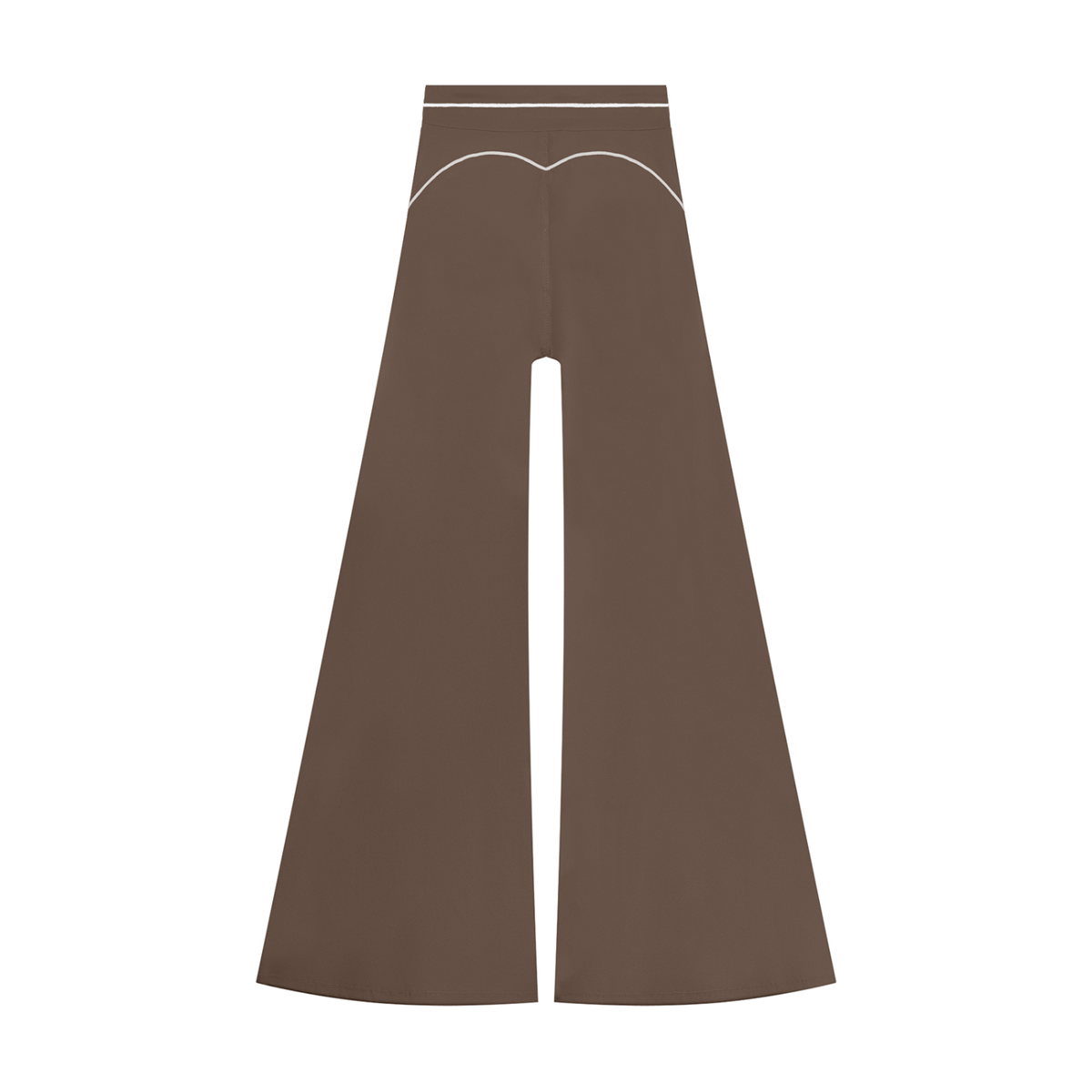 Pantalon de yoga évasé taille haute pour femme