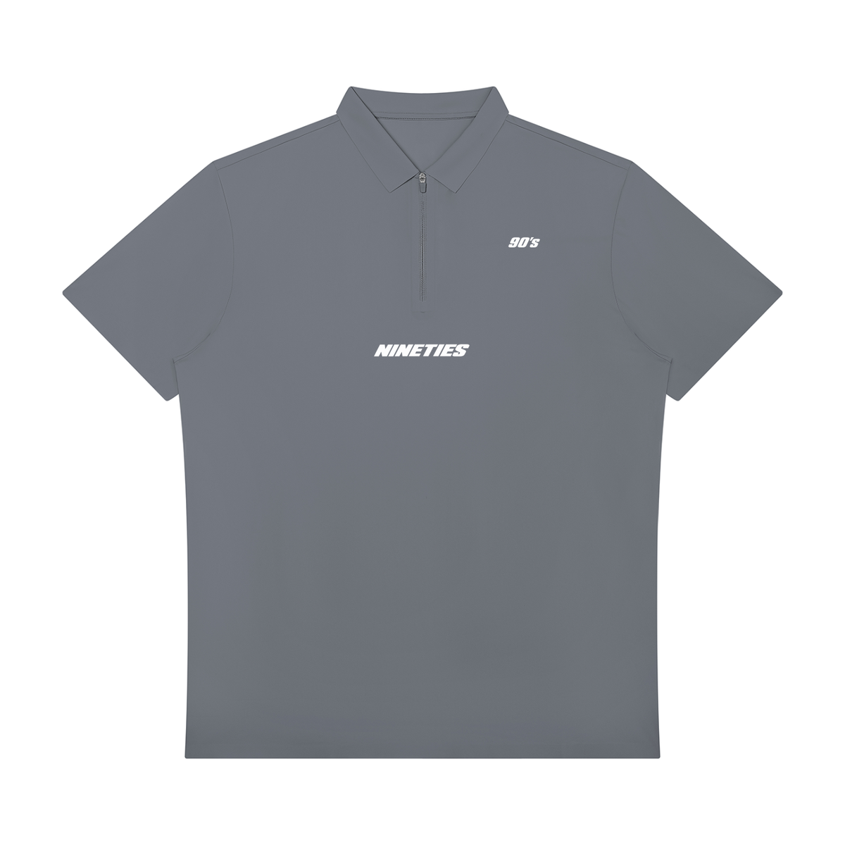 Polo performance homme 1/4 zip - Foncé