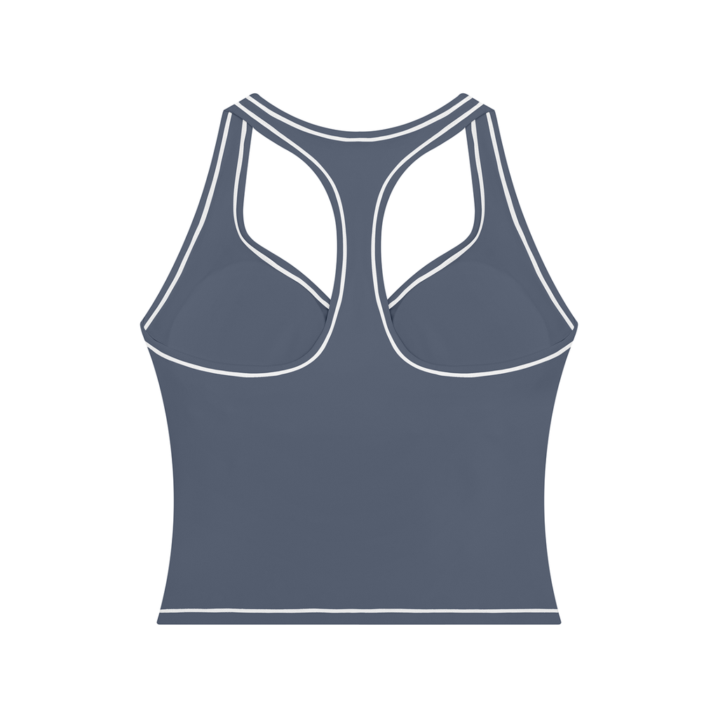 Haut de yoga pour femme avec surpiqûres