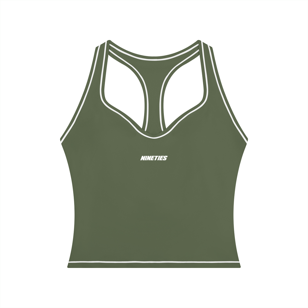 Haut de yoga pour femme avec surpiqûres