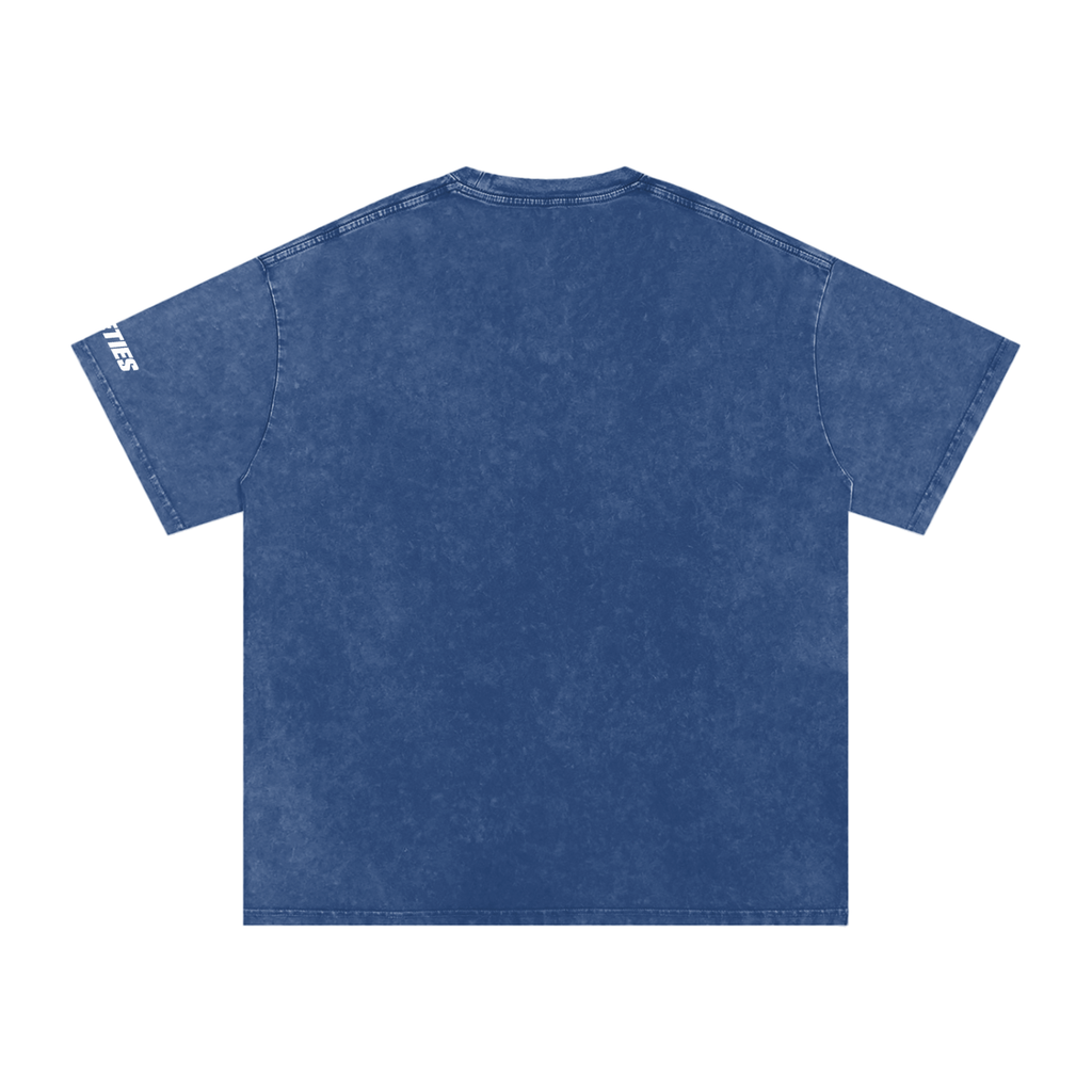 Snow Washed Oversized Cotton T-Shirt - Golfing Gamer