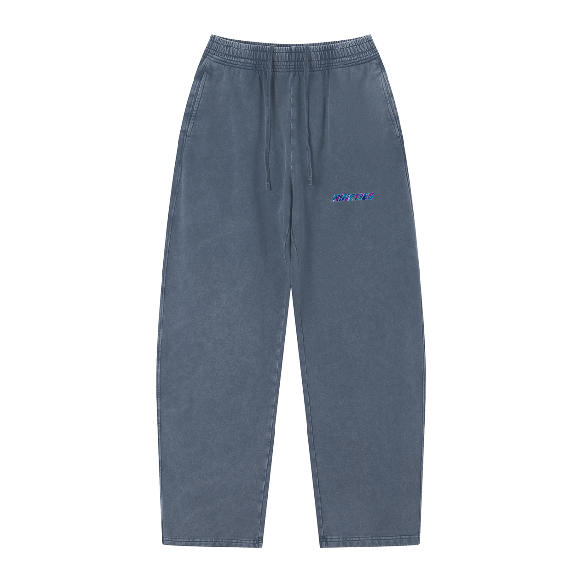 Unisex Vintage Wash Loose Sweatpants - Light