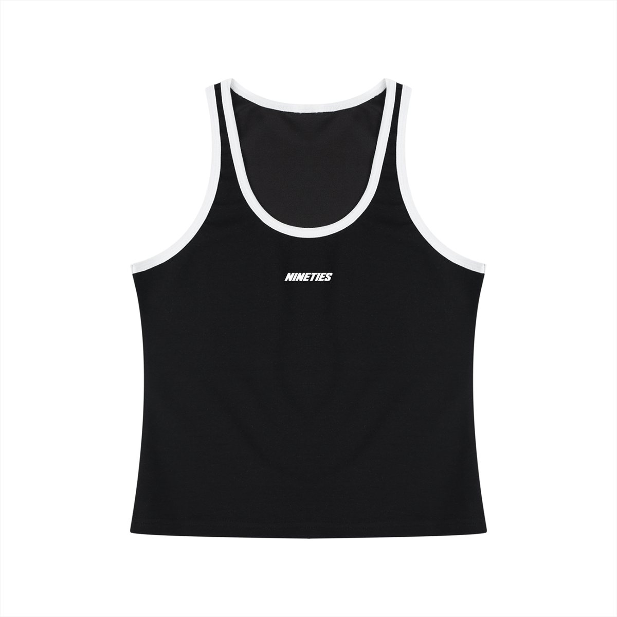 Women's Color Block Cropped Tank Top