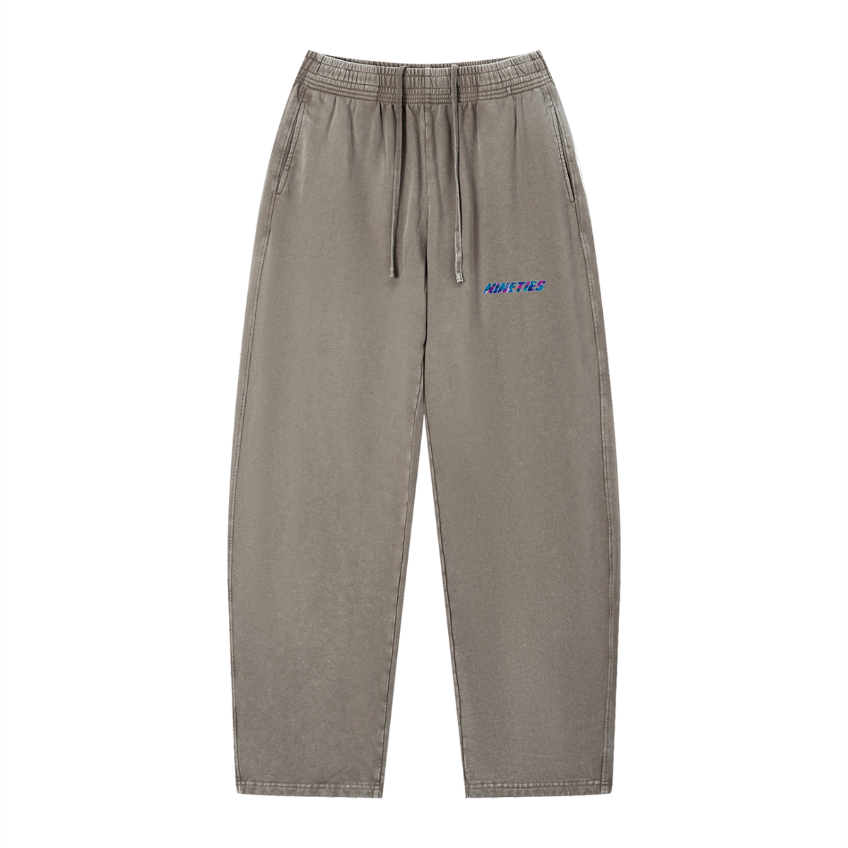 Unisex Vintage Wash Loose Sweatpants - Light