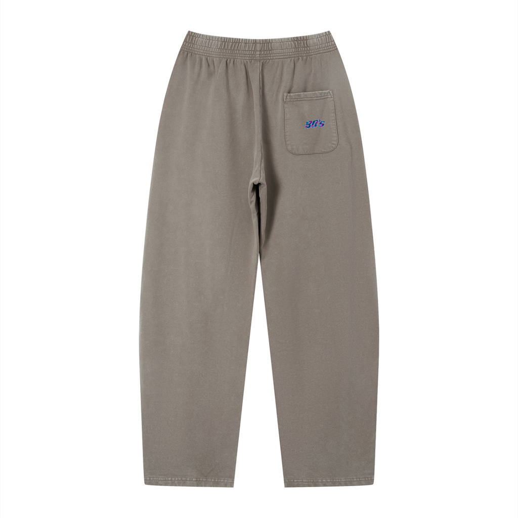 Unisex Vintage Wash Loose Sweatpants - Light
