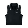 Débardeur de yoga style polo pour femme