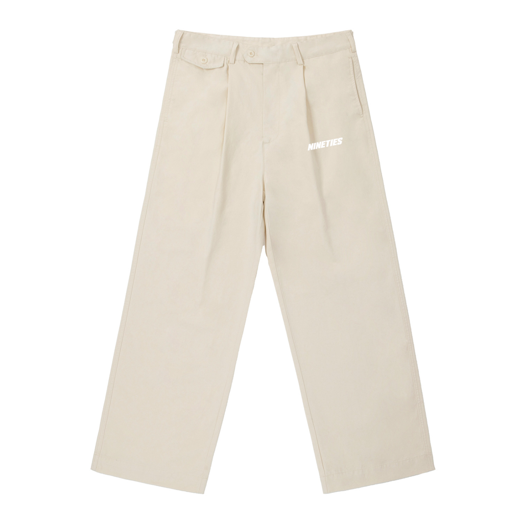 Mens "Lalph Rauren" Style Adjustable Waist Straight-Leg Pants