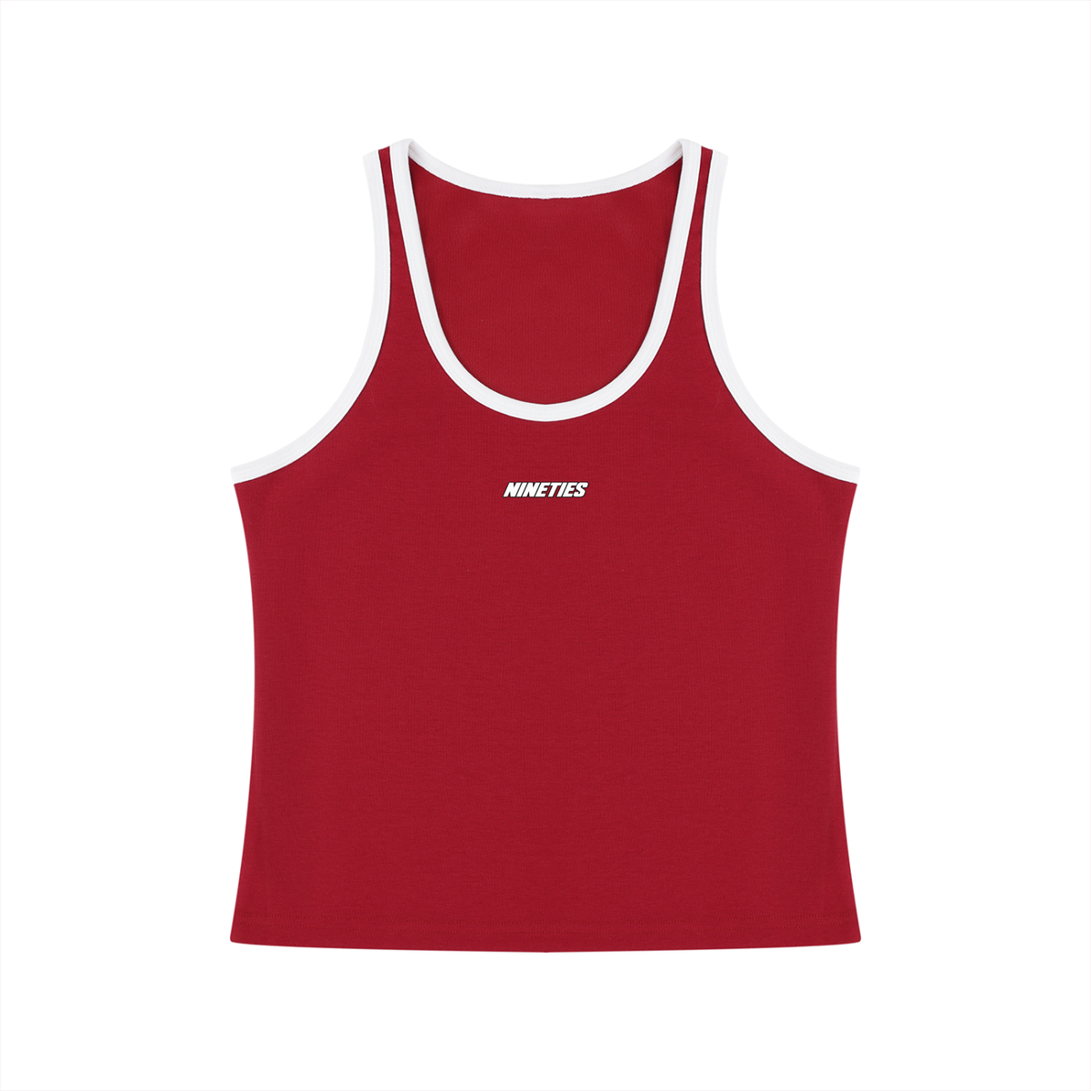Women's Color Block Cropped Tank Top