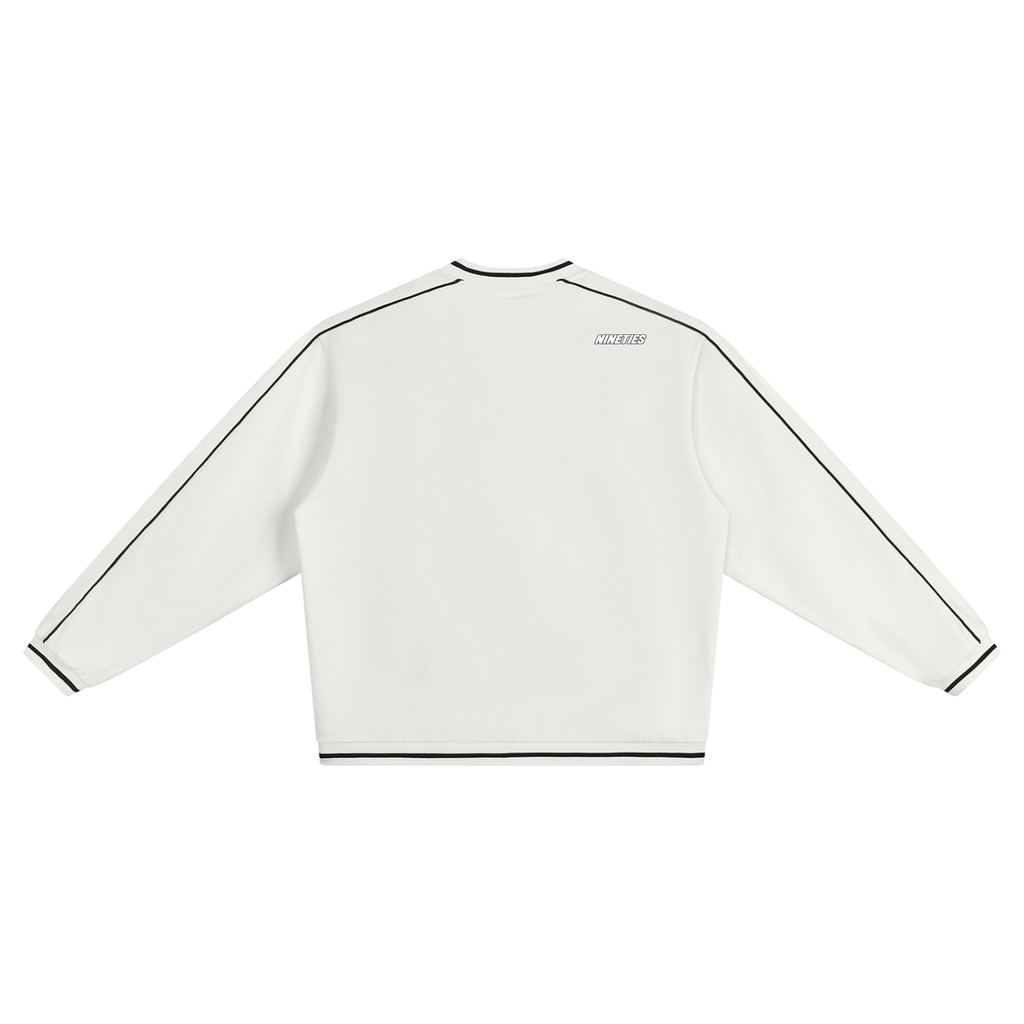Mens Color Block V-Neck Sweatshirt