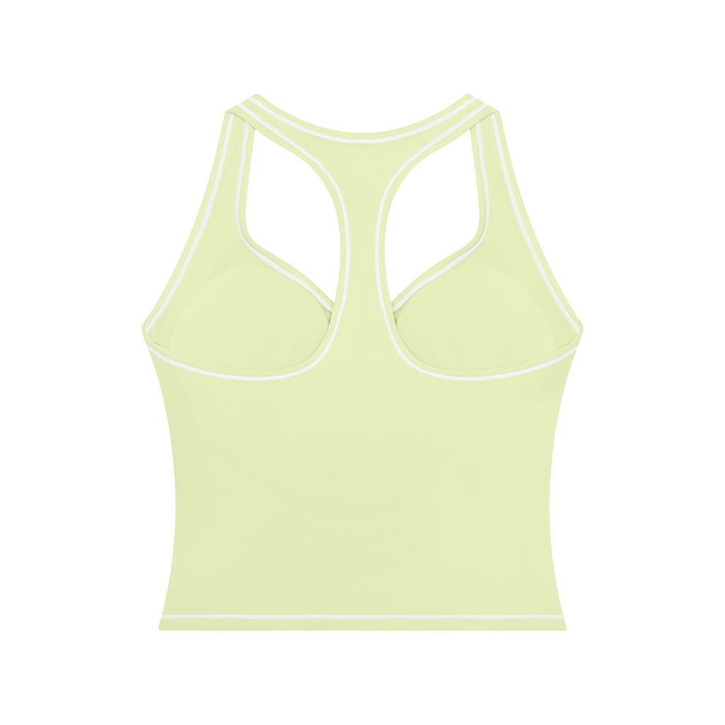 Haut de yoga pour femme avec surpiqûres