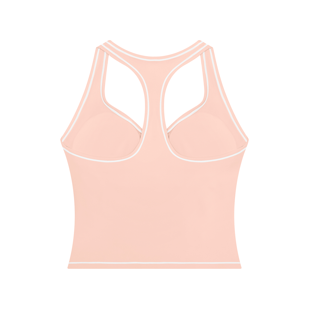 Haut de yoga pour femme avec surpiqûres
