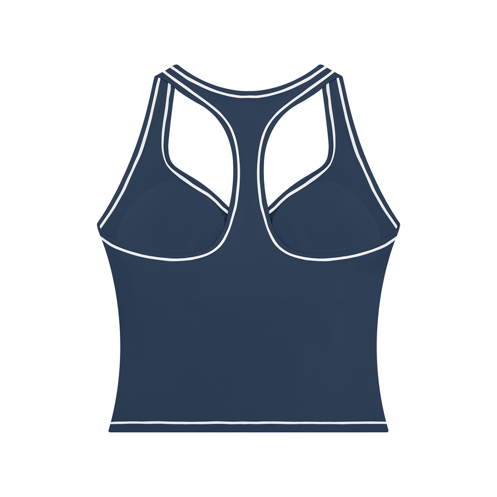 Haut de yoga pour femme avec surpiqûres
