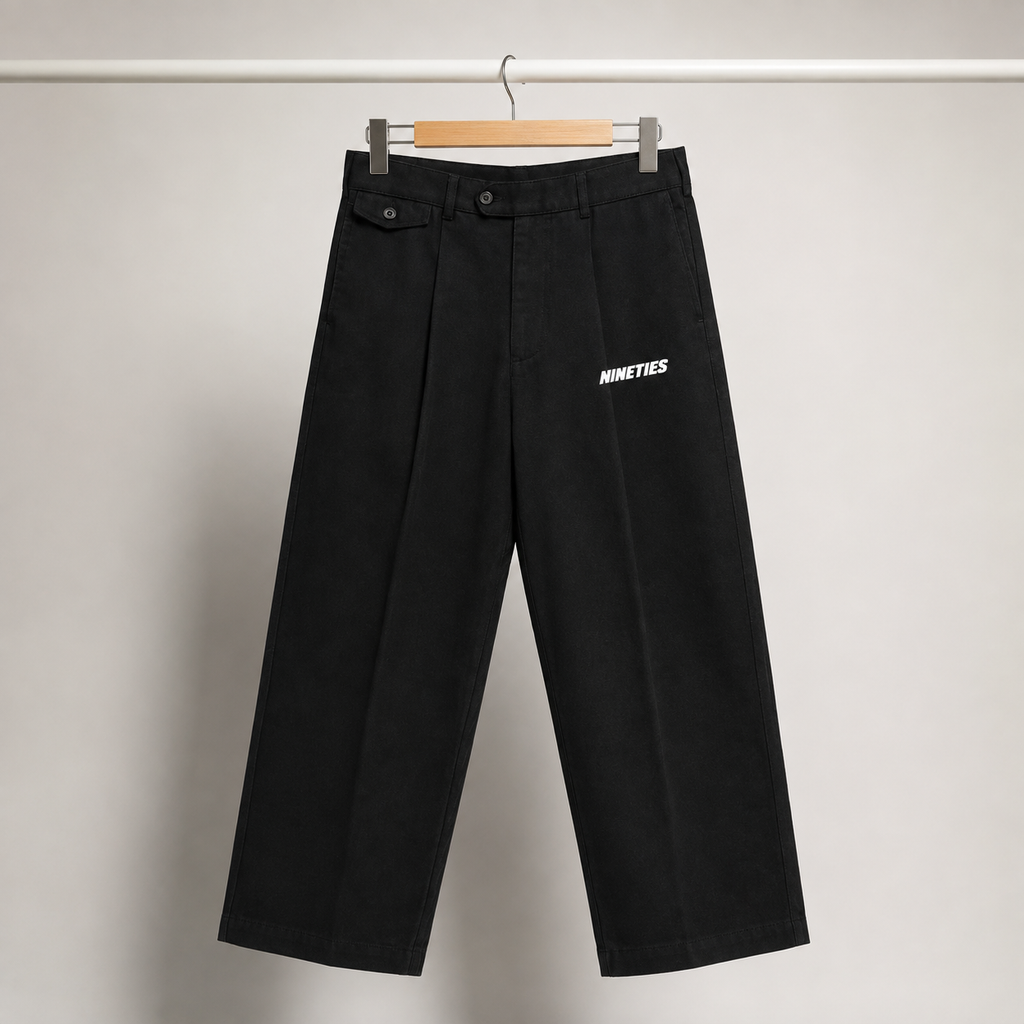 Mens "Lalph Rauren" Style Adjustable Waist Straight-Leg Pants