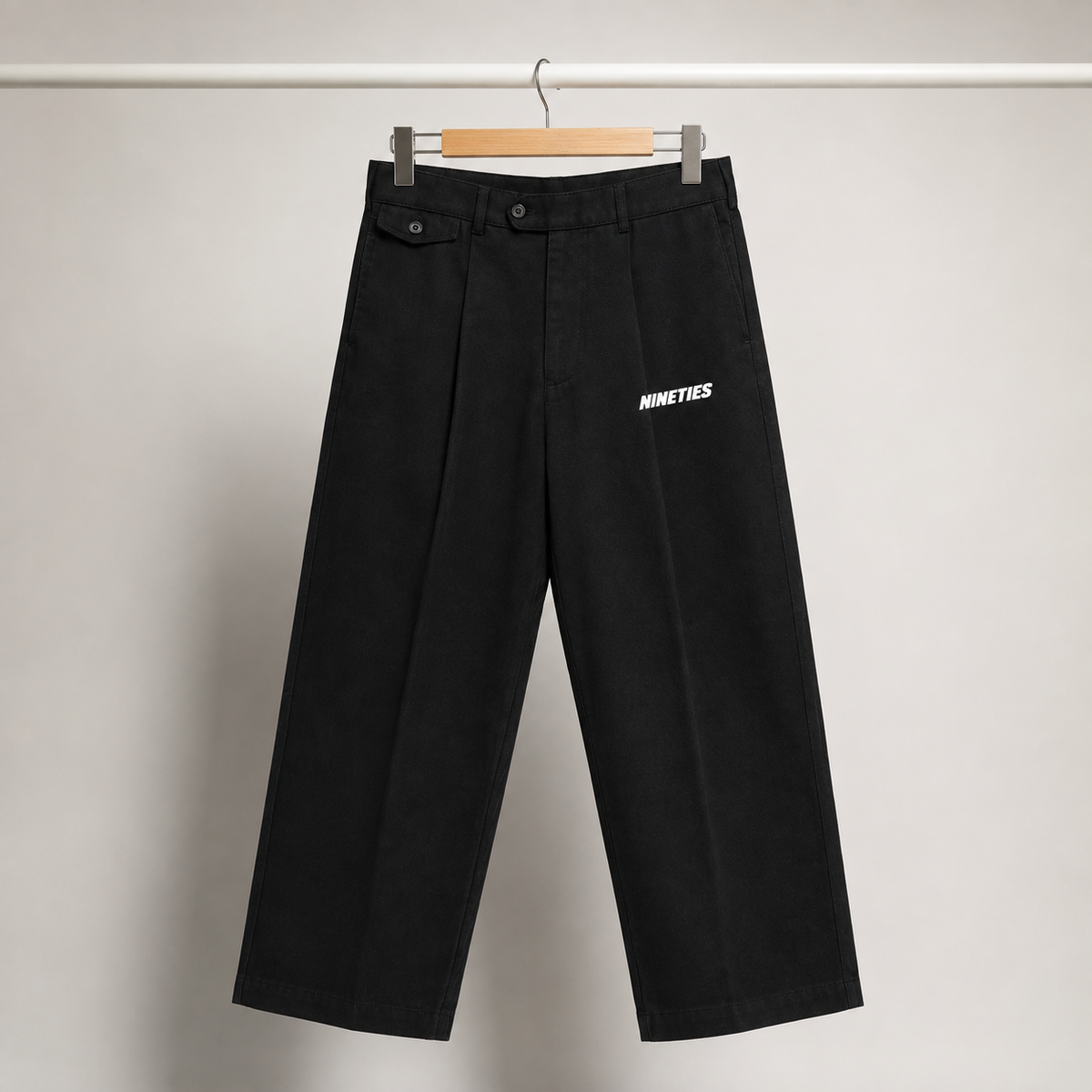 Pantalon coupe droite à taille ajustable style « Lalph Rauren » pour homme