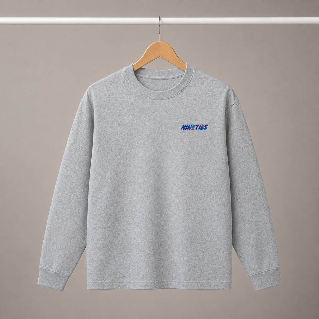 Unisex Essential Crewneck Long-Sleeve T-Shirt - Light