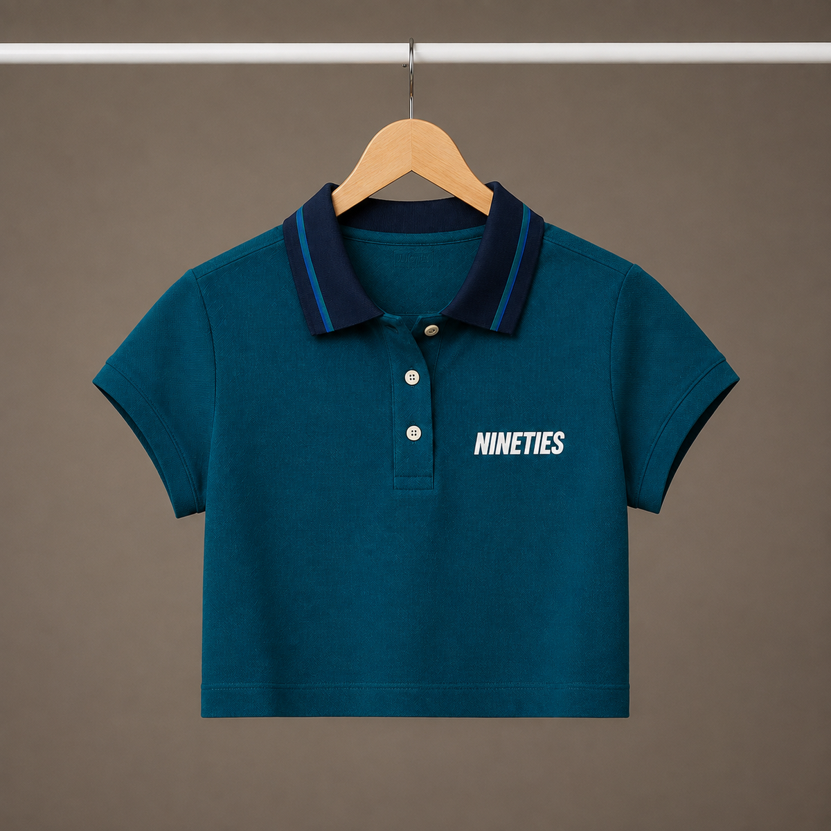 Womens Classic Cropped Polo