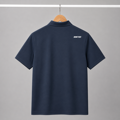 Mens 1/4 Zip Performance Polo - Dark