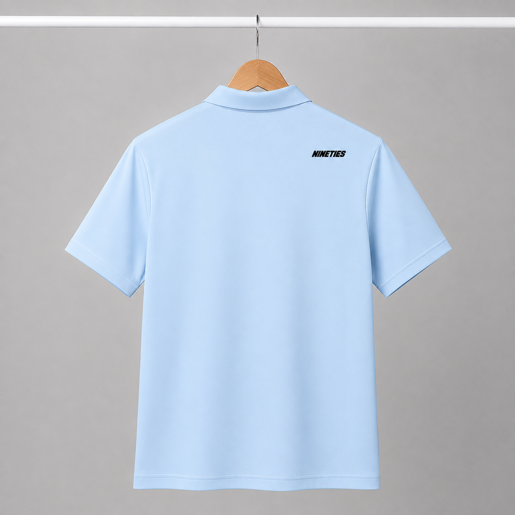 Polo de performance 1/4 zippé homme - Clair