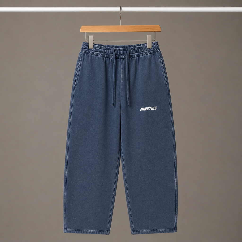 Pantalon de jogging unisexe ample délavé - Foncé