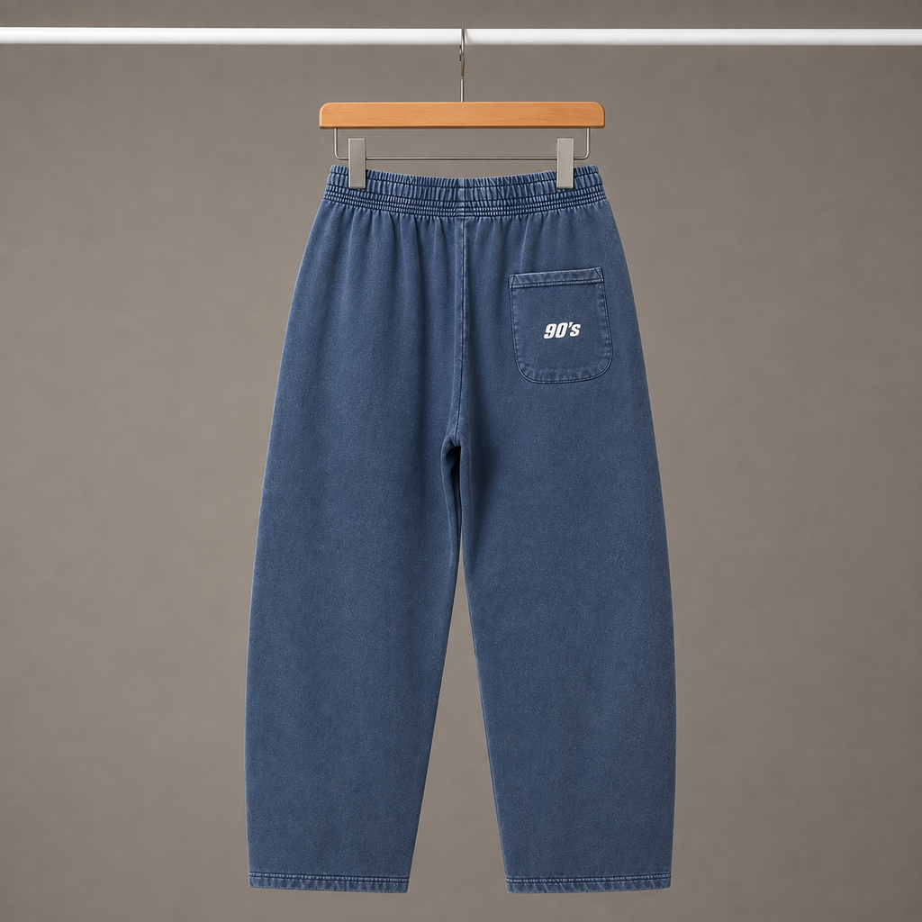 Pantalon de jogging unisexe ample délavé - Foncé