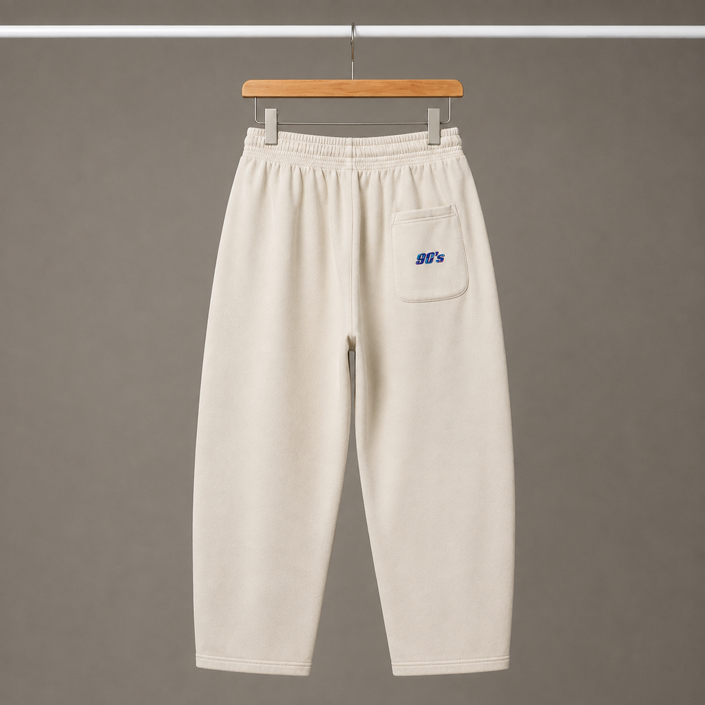 Unisex Vintage Wash Loose Sweatpants - Light