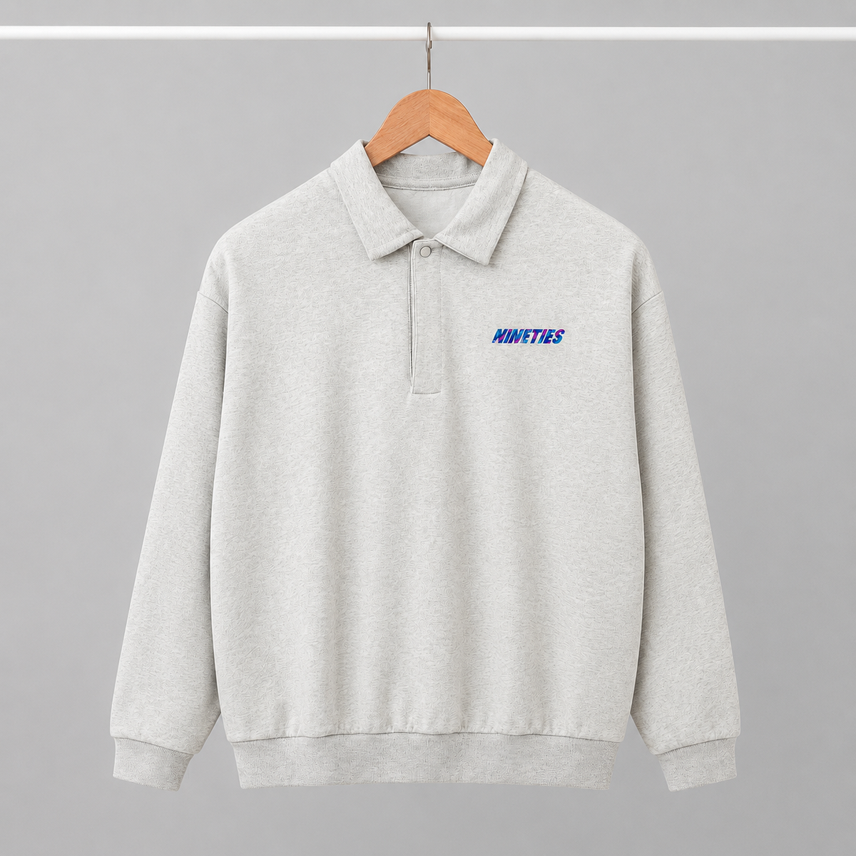 Polo sweat en molleton épais