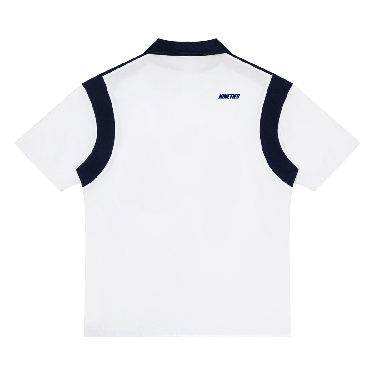 Polo homme à quart de zip et blocs de couleur