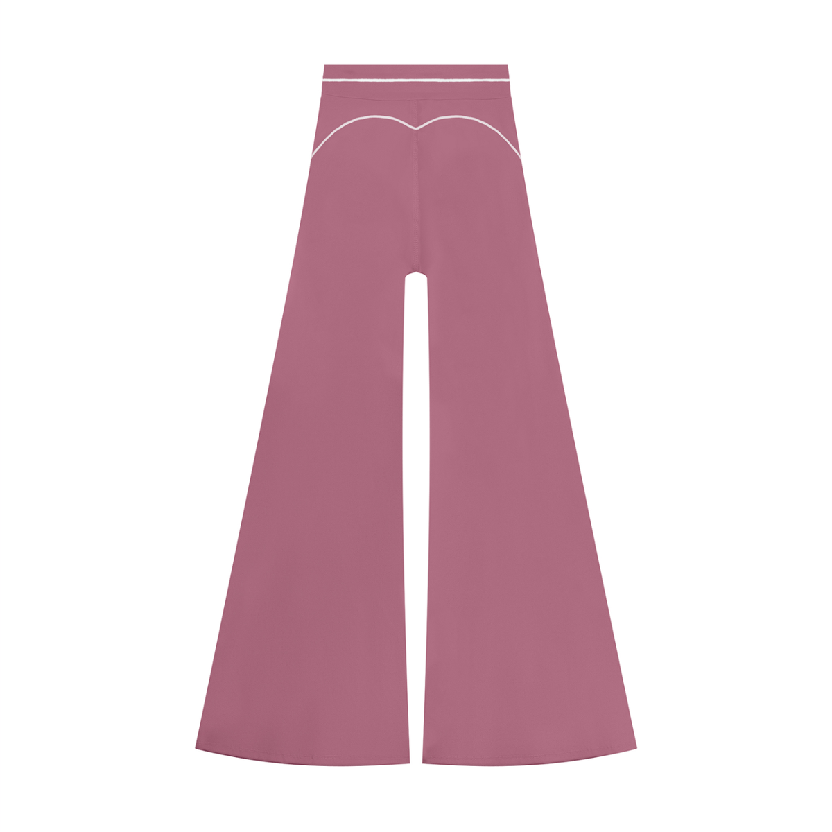 Pantalon de yoga évasé taille haute pour femme