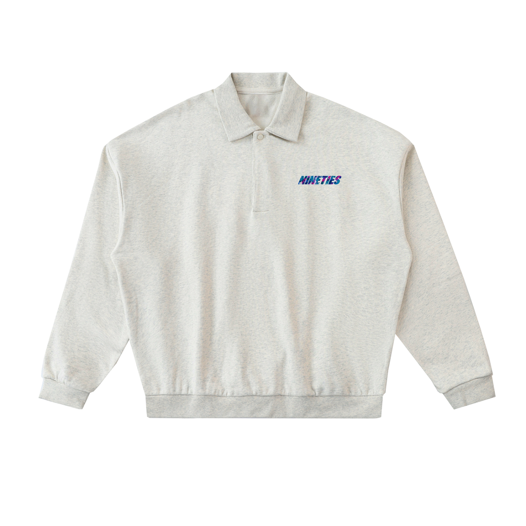 Heavyweight Fleece Polo Sweatshirt
