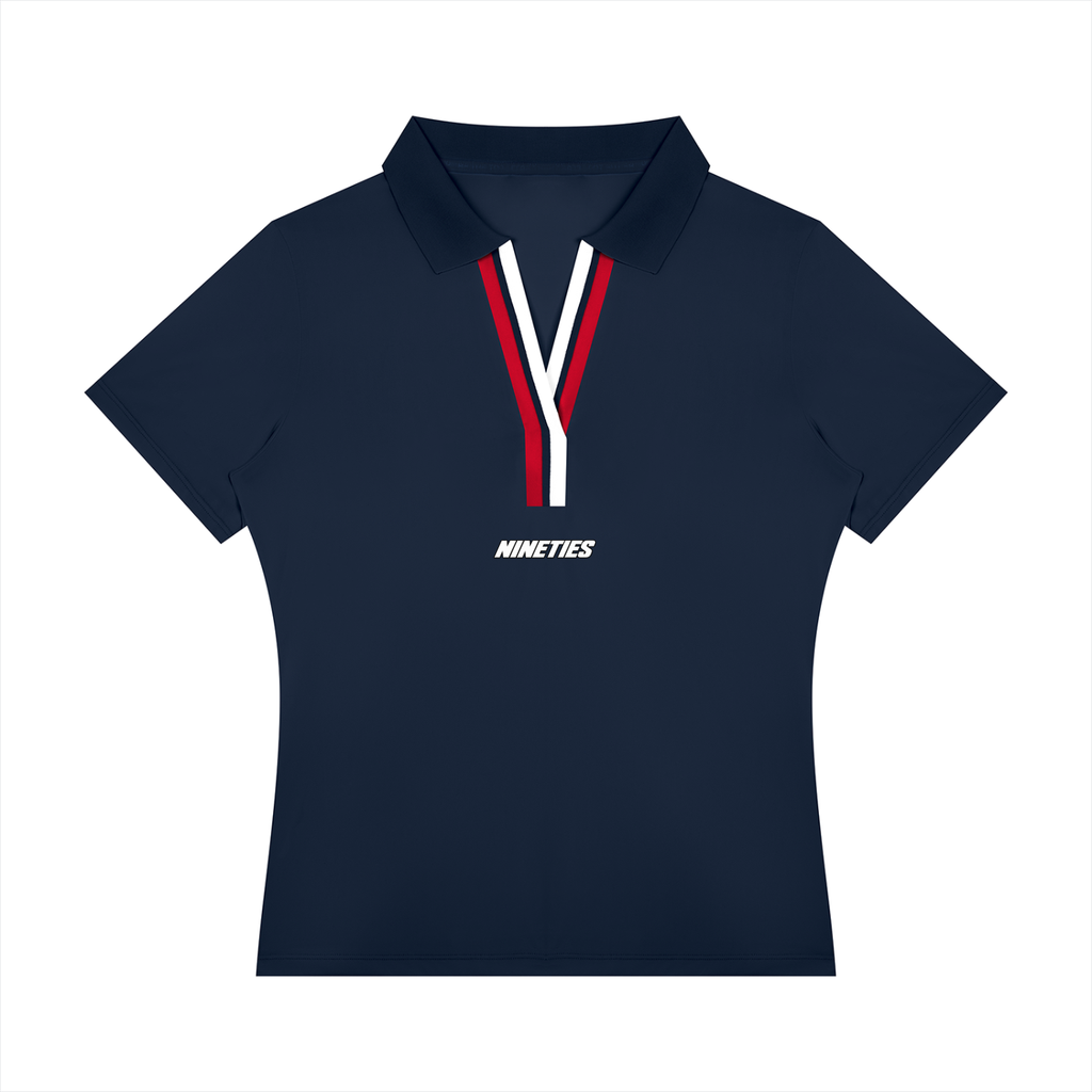 Women’s Color Block Polo Shirt