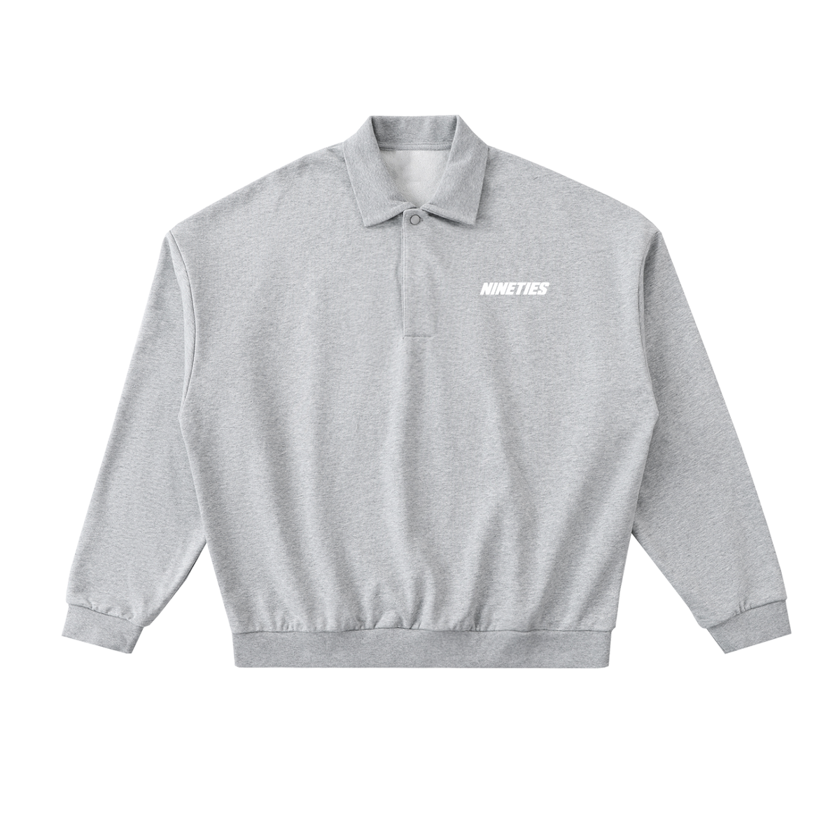 Polo sweat en molleton épais