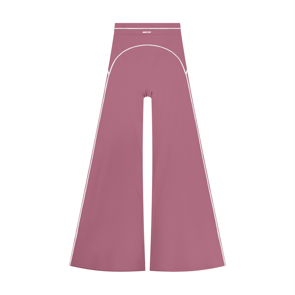 Pantalon de yoga évasé taille haute pour femme