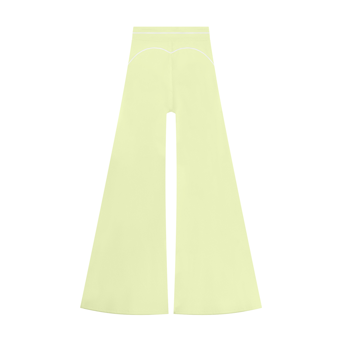 Pantalon de yoga évasé taille haute pour femme
