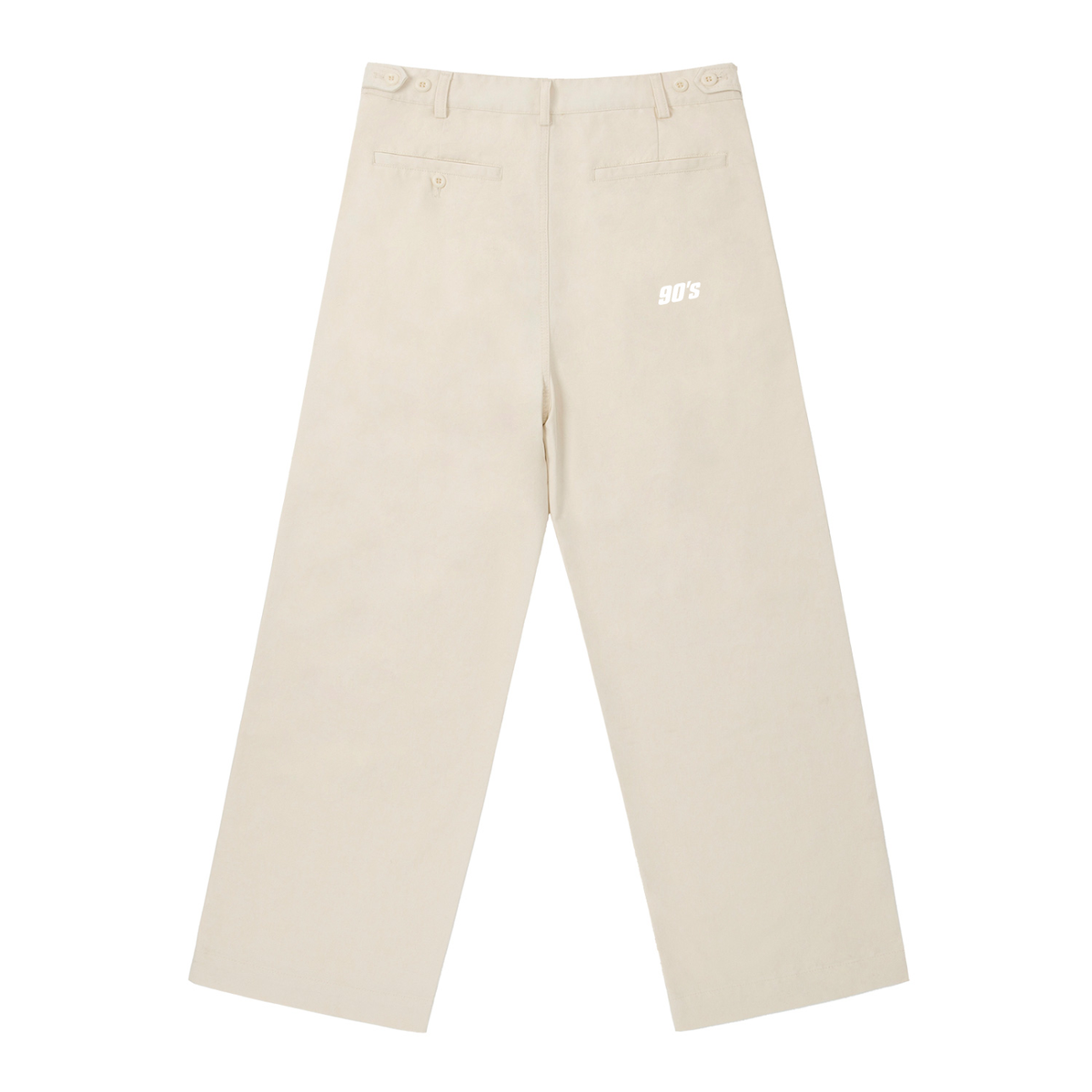 Mens "Lalph Rauren" Style Adjustable Waist Straight-Leg Pants