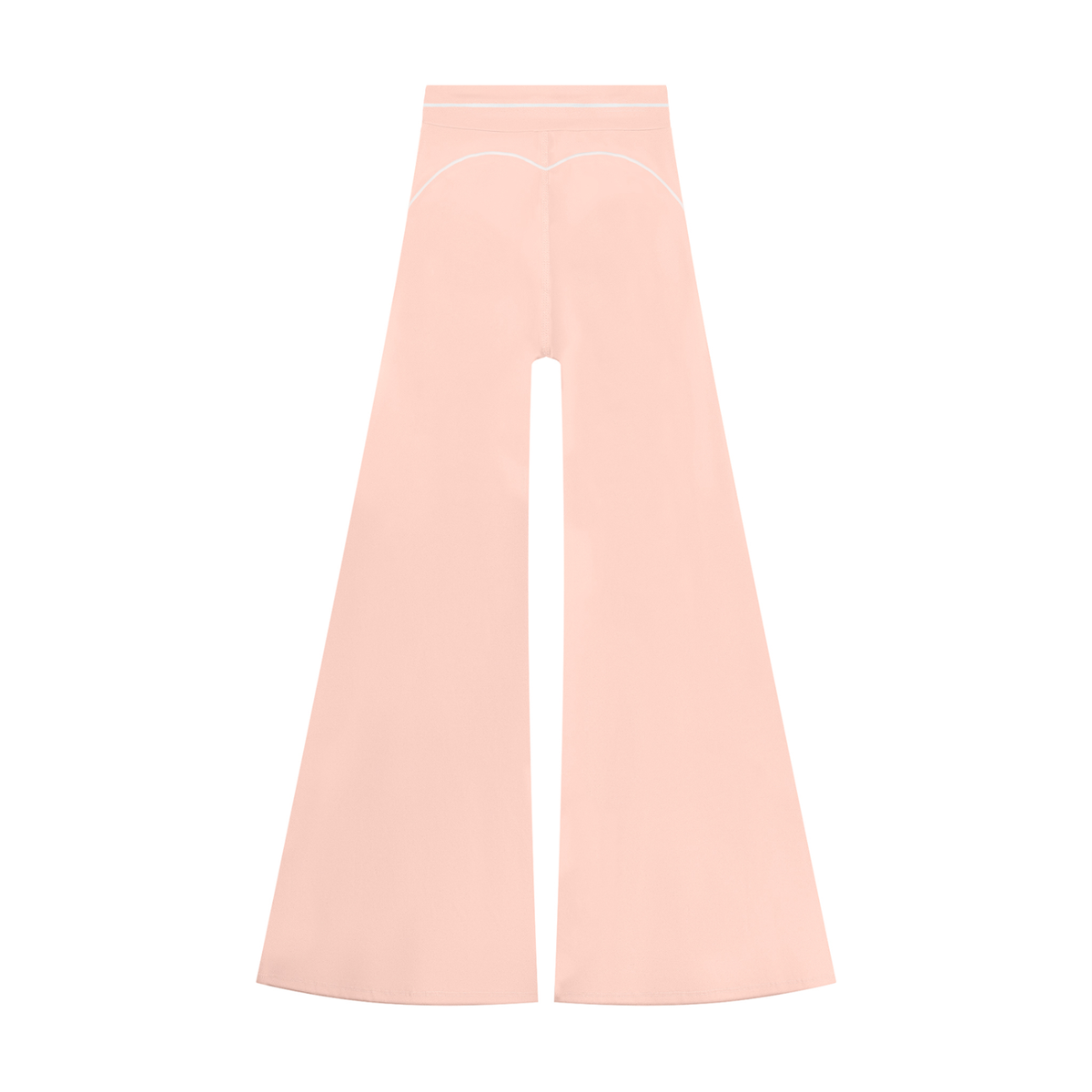 Pantalon de yoga évasé taille haute pour femme